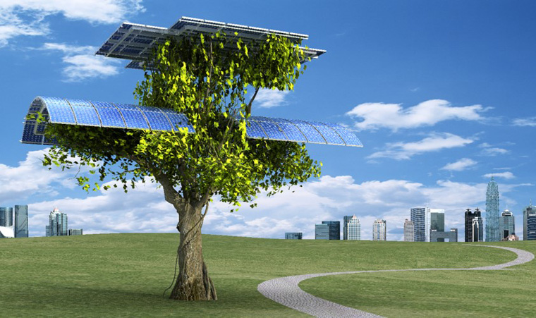 太陽能發(fā)電樹的資料，什么是太陽樹